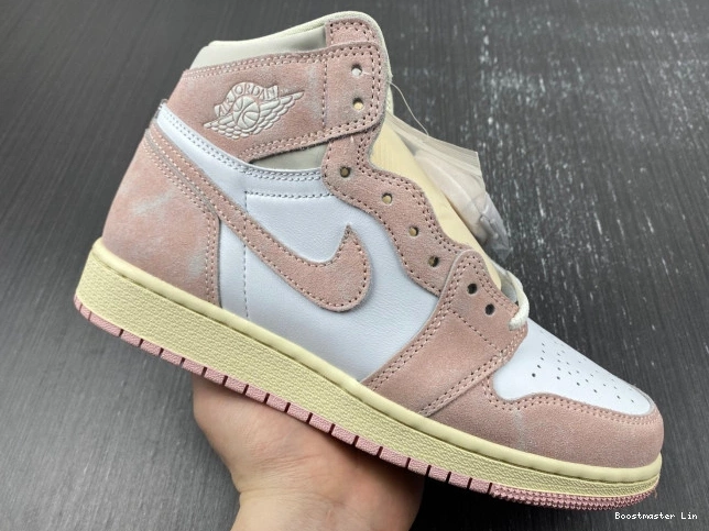 Bmlin shoes OG Retro 1 Jordan (Women's) Pink FD2596-600 High Air Washed 0707
